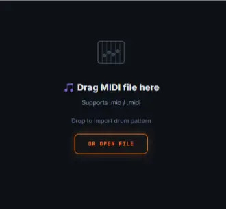 Drag MIDI UI